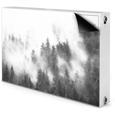 Magnetyczna osłona na grzejnik Mglisty las 90x60, Bluedecor Magnetyczna osłona na grzejnik Mglisty las 90x60, Bluedecor