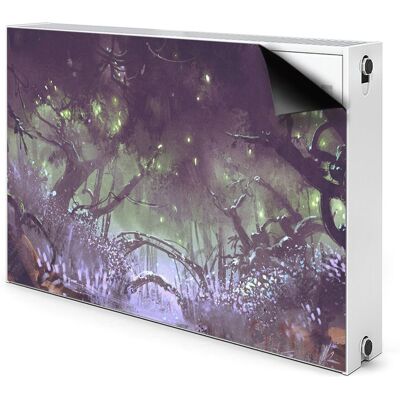 Magnetyczna osłona na grzejnik Mroczny las 90x60, Bluedecor Magnetyczna osłona na grzejnik Mroczny las 90x60, Bluedecor