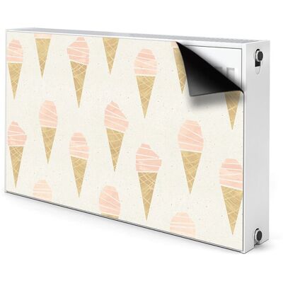 Magnetyczna osłona na grzejnik Różowe lody 100x60, Bluedecor Magnetyczna osłona na grzejnik Różowe lody 100x60, Bluedecor