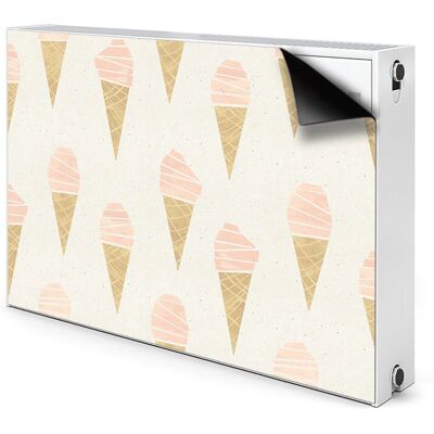 Magnetyczna osłona na grzejnik Różowe lody 90x60, Bluedecor Magnetyczna osłona na grzejnik Różowe lody 90x60, Bluedecor