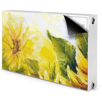 Magnetyczna osłona na grzejnik Słoneczniki 100x60, Bluedecor Magnetyczna osłona na grzejnik Słoneczniki 100x60, Bluedecor