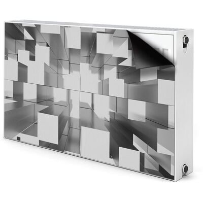 Magnetyczna osłona na grzejnik Szare kafle 100x60, Bluedecor Magnetyczna osłona na grzejnik Szare kafle 100x60, Bluedecor