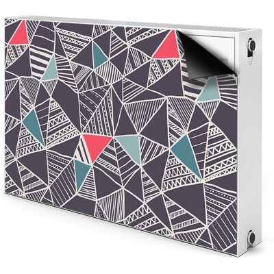 Magnetyczna osłona na grzejnik Wzór Doodle 90x60, Bluedecor Magnetyczna osłona na grzejnik Wzór Doodle 90x60, Bluedecor