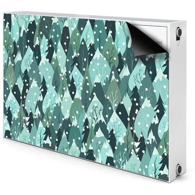 Maskownica magnes na grzejnik Mroźne góry 90x60, Bluedecor Maskownica magnes na grzejnik Mroźne góry 90x60, Bluedecor
