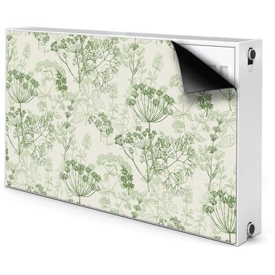 Maskownica magnes na grzejnik Polne zioła 100x60, Bluedecor Maskownica magnes na grzejnik Polne zioła 100x60, Bluedecor