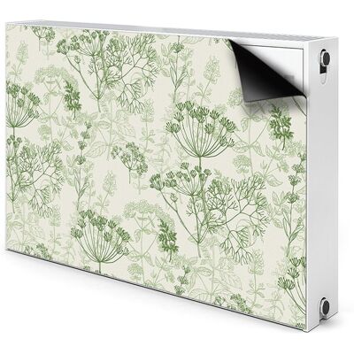 Maskownica magnes na grzejnik Polne zioła 90x60, Bluedecor Maskownica magnes na grzejnik Polne zioła 90x60, Bluedecor