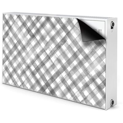 Maskownica magnes na grzejnik Szara krata 100x60, Bluedecor Maskownica magnes na grzejnik Szara krata 100x60, Bluedecor