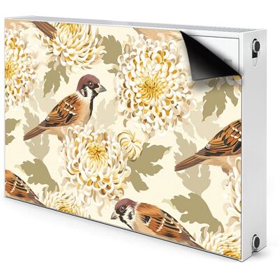 Maskownica magnes na grzejnik Złote ptaki 90x60, Bluedecor Maskownica magnes na grzejnik Złote ptaki 90x60, Bluedecor