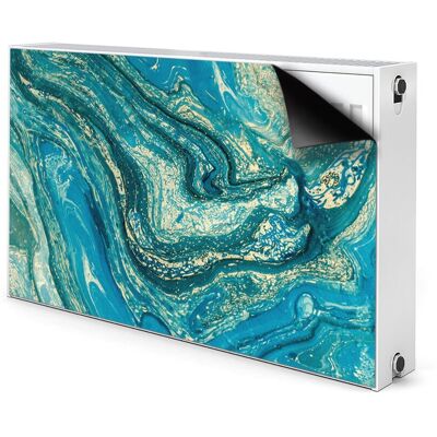 Maskownica na grzejnik Abstrakcja niebieska 100x60, Bluedecor Maskownica na grzejnik Abstrakcja niebieska 100x60, Bluedecor