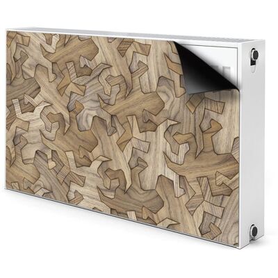 Maskownica na grzejnik Wzór gekon w drewnie 100x60, Bluedecor Maskownica na grzejnik Wzór gekon w drewnie 100x60, Bluedecor