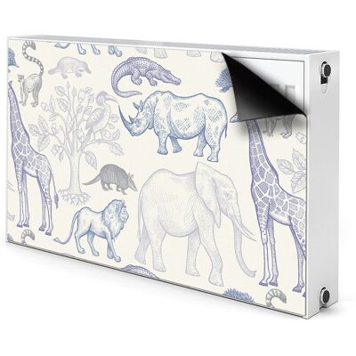 Maskownica na grzejnik Zwierzęta Madagaskar 100x60, Bluedecor Maskownica na grzejnik Zwierzęta Madagaskar 100x60, Bluedecor
