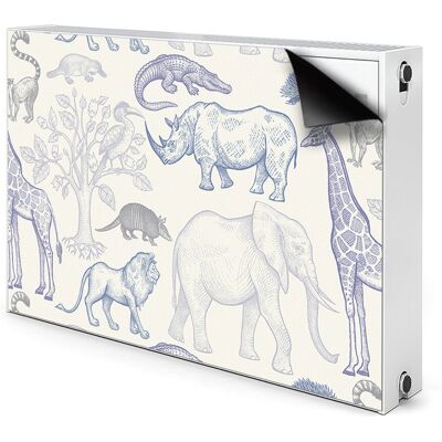 Maskownica na grzejnik Zwierzęta Madagaskar 90x60, Bluedecor Maskownica na grzejnik Zwierzęta Madagaskar 90x60, Bluedecor