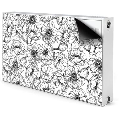 Mata magnetyczna na grzejnik Motyw kwiatowy 100x60, Bluedecor Mata magnetyczna na grzejnik Motyw kwiatowy 100x60, Bluedecor