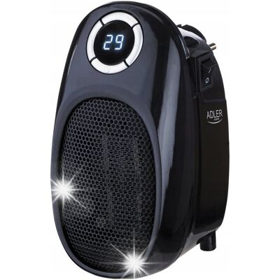 Adler MINI GRZEJNIK ELEKTRYCZNY FARELKA TERMOWENTYLATOR TIMER 1500W AD7726 Adler MINI GRZEJNIK ELEKTRYCZNY FARELKA TERMOWENTYLATOR TIMER 1500W AD7726