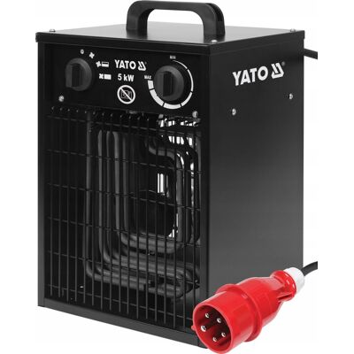 NAGRZEWNICA ELEKTRYCZNA PRZENOŚNA 5KW GRZEJNIK FARELKA TERMOSTAT YATO NAGRZEWNICA ELEKTRYCZNA PRZENOŚNA 5KW GRZEJNIK FARELKA TERMOSTAT YATO