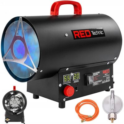 Powermat NAGRZEWNICA GAZOWA DMUCHAWA TERMOSTAT LCD DUŻA MOC 25 KW + WĄŻ REDUKTOR Powermat NAGRZEWNICA GAZOWA DMUCHAWA TERMOSTAT LCD DUŻA MOC 25 KW + WĄŻ REDUKTOR