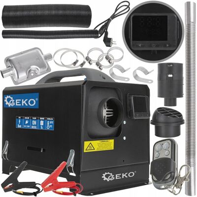 Geko NAGRZEWNICA OLEJOWA ON OGRZEWANIE POSTOJOWE 12V 230V 8KW LCD PILOT WEBASTO Geko NAGRZEWNICA OLEJOWA ON OGRZEWANIE POSTOJOWE 12V 230V 8KW LCD PILOT WEBASTO