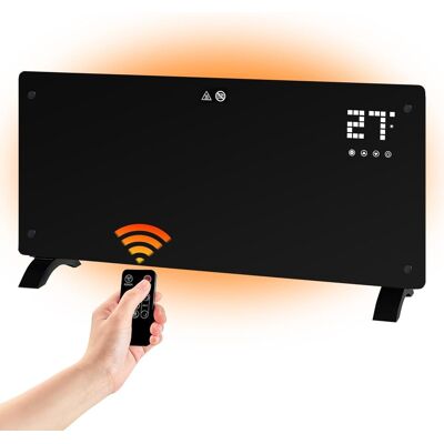 NETTLIFE Grzejnik elektryczny 2000W, cichy, z pilotem, termostatem, timerem i 2 poziomami mocy. NETTLIFE Grzejnik elektryczny 2000W, cichy, z pilotem, termostatem, timerem i 2 poziomami mocy.