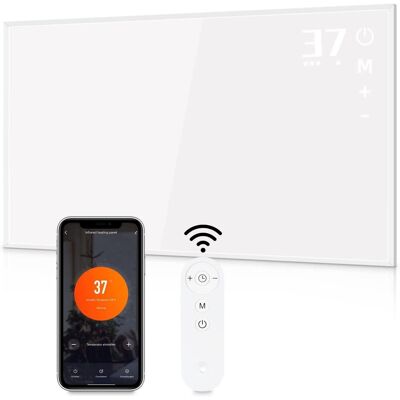 NETTLIFE Promiennik podczerwieni 600W Grzejnik ścienny na podczerwień z pilotem WIFI NETTLIFE Promiennik podczerwieni 600W Grzejnik ścienny na podczerwień z pilotem WIFI
