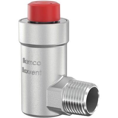 FLAMCO Odpowietrznik Automatyczny, Kątowy Flexvent 1/2', 10 Bar, Bez Zaworu Odcinającego FLAMCO Odpowietrznik Automatyczny, Kątowy Flexvent 1/2', 10 Bar, Bez Zaworu Odcinającego