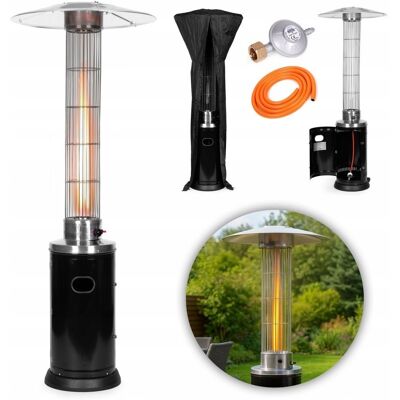 MultiGarden Ogrzewacz parasol gazowy grzejnik 9 kW szklany na ogród patio reduktor wąż MultiGarden Ogrzewacz parasol gazowy grzejnik 9 kW szklany na ogród patio reduktor wąż