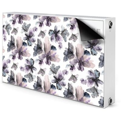 Osłona magnes na grzejnik Ciemne kwiaty 100x60 cm, Bluedecor Osłona magnes na grzejnik Ciemne kwiaty 100x60 cm, Bluedecor