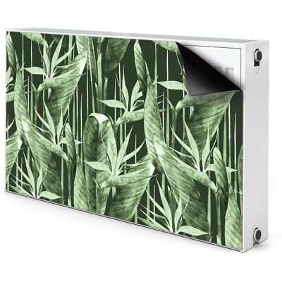 Osłona magnes na grzejnik Ciemne liście 100x60 cm, Bluedecor Osłona magnes na grzejnik Ciemne liście 100x60 cm, Bluedecor