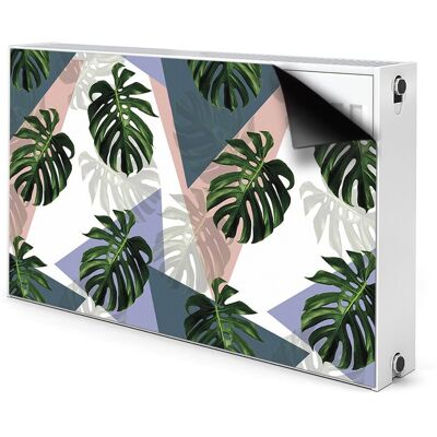 Osłona magnes na grzejnik Monstera wzór 100x60 cm, Bluedecor Osłona magnes na grzejnik Monstera wzór 100x60 cm, Bluedecor