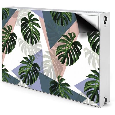 Osłona magnes na grzejnik Monstera wzór 90x60 cm, Bluedecor Osłona magnes na grzejnik Monstera wzór 90x60 cm, Bluedecor