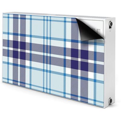 Osłona magnes na grzejnik Szkocka krata 100x60 cm, Bluedecor Osłona magnes na grzejnik Szkocka krata 100x60 cm, Bluedecor