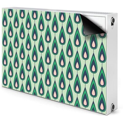 Osłona magnes na grzejnik Zielone łezki 90x60 cm, Bluedecor Osłona magnes na grzejnik Zielone łezki 90x60 cm, Bluedecor