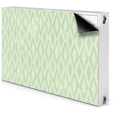 Osłona magnes na grzejnik Zielone romby 90x60 cm, Bluedecor Osłona magnes na grzejnik Zielone romby 90x60 cm, Bluedecor