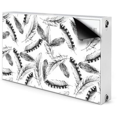 Osłona magnetyczna mata na grzejnik Pióra 100x60, Bluedecor Osłona magnetyczna mata na grzejnik Pióra 100x60, Bluedecor