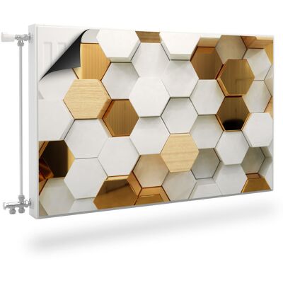 Muralo Osłona Magnetyczna Na Grzejnik Heksagony Abstrakcja 80cm X 60cm Muralo Osłona Magnetyczna Na Grzejnik Heksagony Abstrakcja 80cm X 60cm