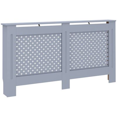 VMP Osłona Na Kaloryfer, Antracytowa, 152x19x81,5 Cm, Mdf VMP Osłona Na Kaloryfer, Antracytowa, 152x19x81,5 Cm, Mdf