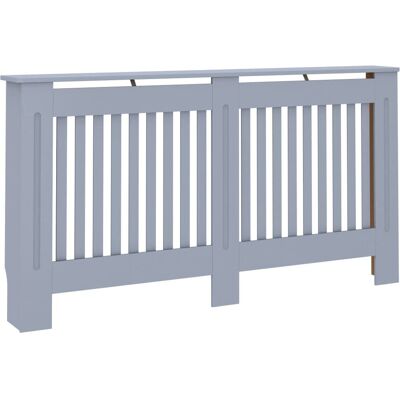 VMP Osłona na kaloryfer, antracytowa, 152x19x81,5 cm, MDF VMP Osłona na kaloryfer, antracytowa, 152x19x81,5 cm, MDF