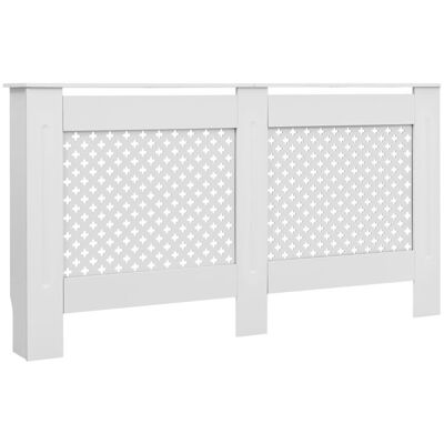 VMP Osłona Na Kaloryfer, Biała, 152 X 19 X 81,5 Cm, Mdf VMP Osłona Na Kaloryfer, Biała, 152 X 19 X 81,5 Cm, Mdf