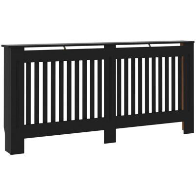VMP Osłona na kaloryfer, czarna, 172x19x81,5 cm, MDF VMP Osłona na kaloryfer, czarna, 172x19x81,5 cm, MDF