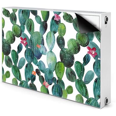 Ozdobna mata na grzejnik Kaktusy z kwiatami 90x60, Bluedecor Ozdobna mata na grzejnik Kaktusy z kwiatami 90x60, Bluedecor