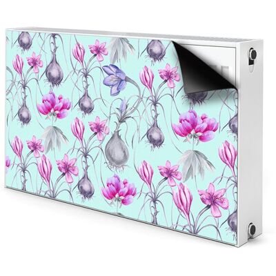 Ozdobna mata na grzejnik Krokusy z cebulami 100x60, Bluedecor Ozdobna mata na grzejnik Krokusy z cebulami 100x60, Bluedecor