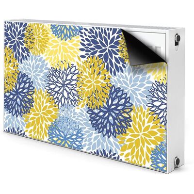 Ozdobna mata na grzejnik Kwiaty chryzantemy 100x60, Bluedecor Ozdobna mata na grzejnik Kwiaty chryzantemy 100x60, Bluedecor