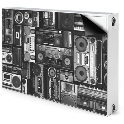 Ozdobna mata na grzejnik Old school boombox 90x60, Bluedecor Ozdobna mata na grzejnik Old school boombox 90x60, Bluedecor