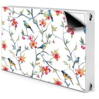 Bluedecor Ptaki na gałęziach - 90x60 cm - Folia magnetyczna - Mata na grzejnik Bluedecor Ptaki na gałęziach - 90x60 cm - Folia magnetyczna - Mata na grzejnik