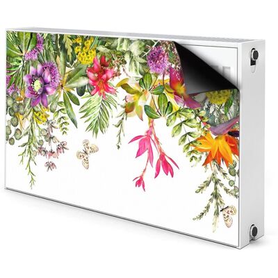 Ozdobna mata na grzejnik Rośliny tropikalne 100x60, Bluedecor Ozdobna mata na grzejnik Rośliny tropikalne 100x60, Bluedecor