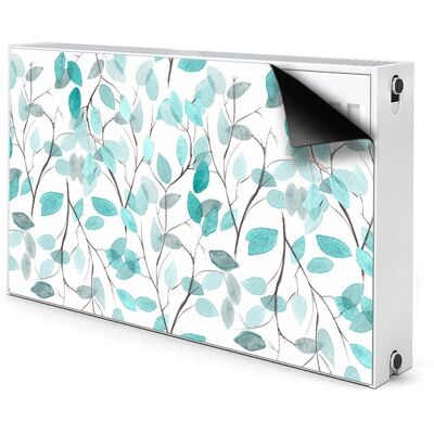 Ozdobna osłona na grzejnik Akwarela liście 100x60, Bluedecor Ozdobna osłona na grzejnik Akwarela liście 100x60, Bluedecor