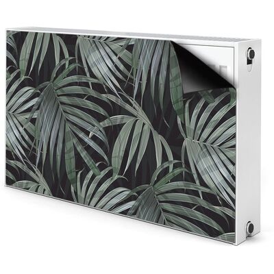Ozdobna osłona na grzejnik Ciemna monstera 100x60, Bluedecor Ozdobna osłona na grzejnik Ciemna monstera 100x60, Bluedecor