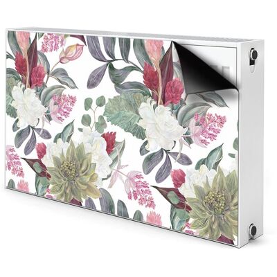 Ozdobna osłona na grzejnik Kolorowe kwiaty 100x60, Bluedecor Ozdobna osłona na grzejnik Kolorowe kwiaty 100x60, Bluedecor