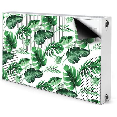 Ozdobna osłona na grzejnik Kropki i liście 100x60, Bluedecor Ozdobna osłona na grzejnik Kropki i liście 100x60, Bluedecor