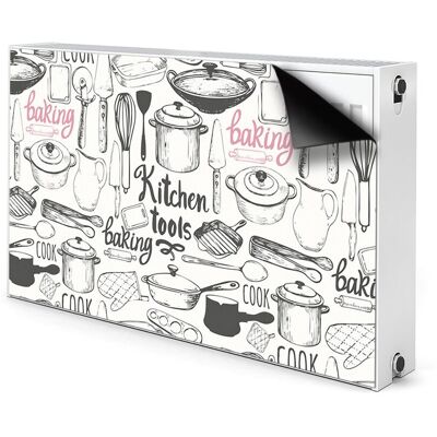 Ozdobna osłona na grzejnik Kuchenne motywy 100x60, Bluedecor Ozdobna osłona na grzejnik Kuchenne motywy 100x60, Bluedecor