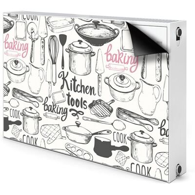 Ozdobna osłona na grzejnik Kuchenne motywy 90x60, Bluedecor Ozdobna osłona na grzejnik Kuchenne motywy 90x60, Bluedecor